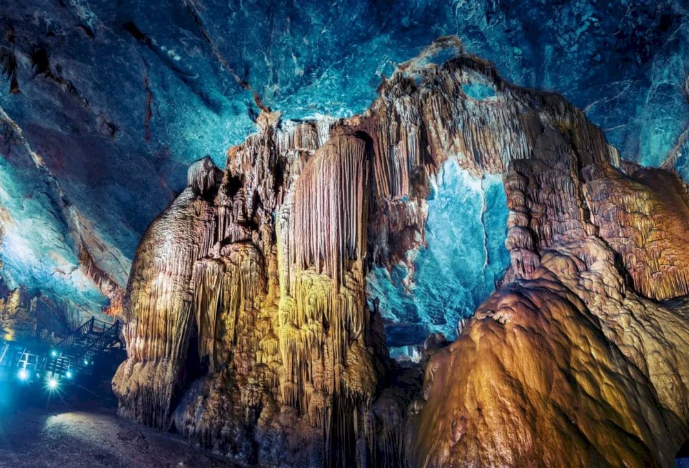 Each stalactite and stalagmite has a unique shape and is often tied to fascinating legends passed down by locals through generations